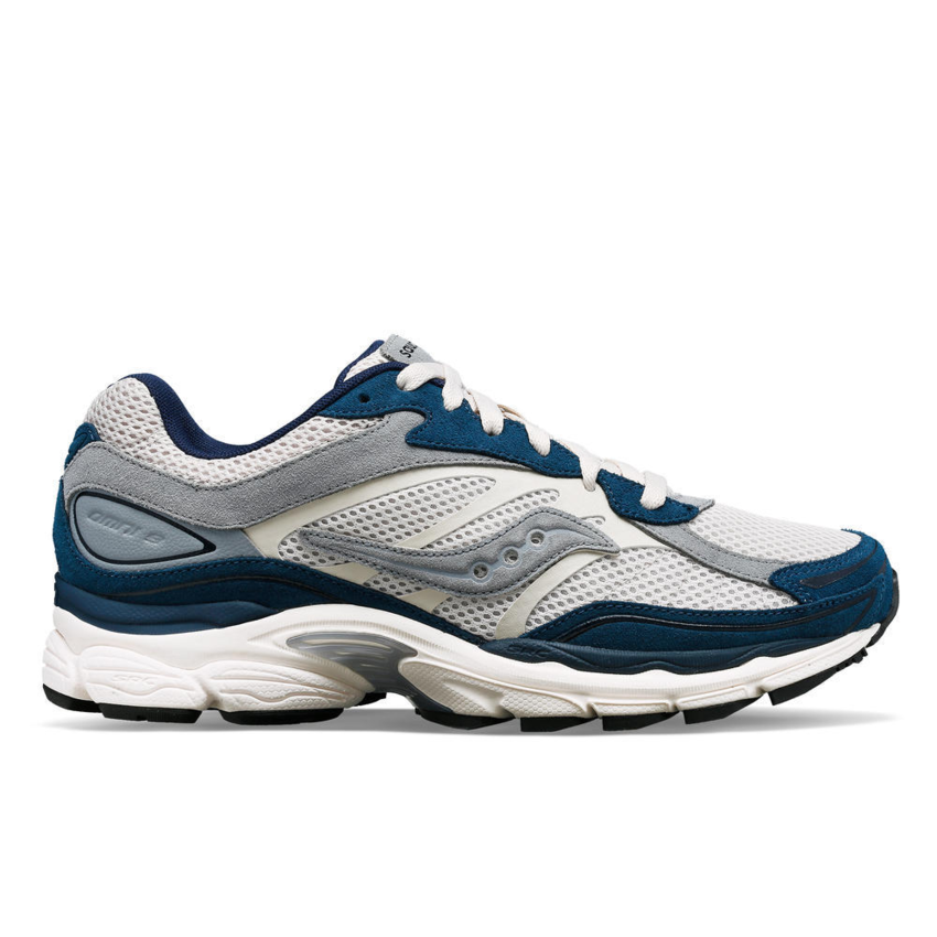 Saucony Progrid Omni 9 Light Sand Navy Behind The Pines Behind the Pines