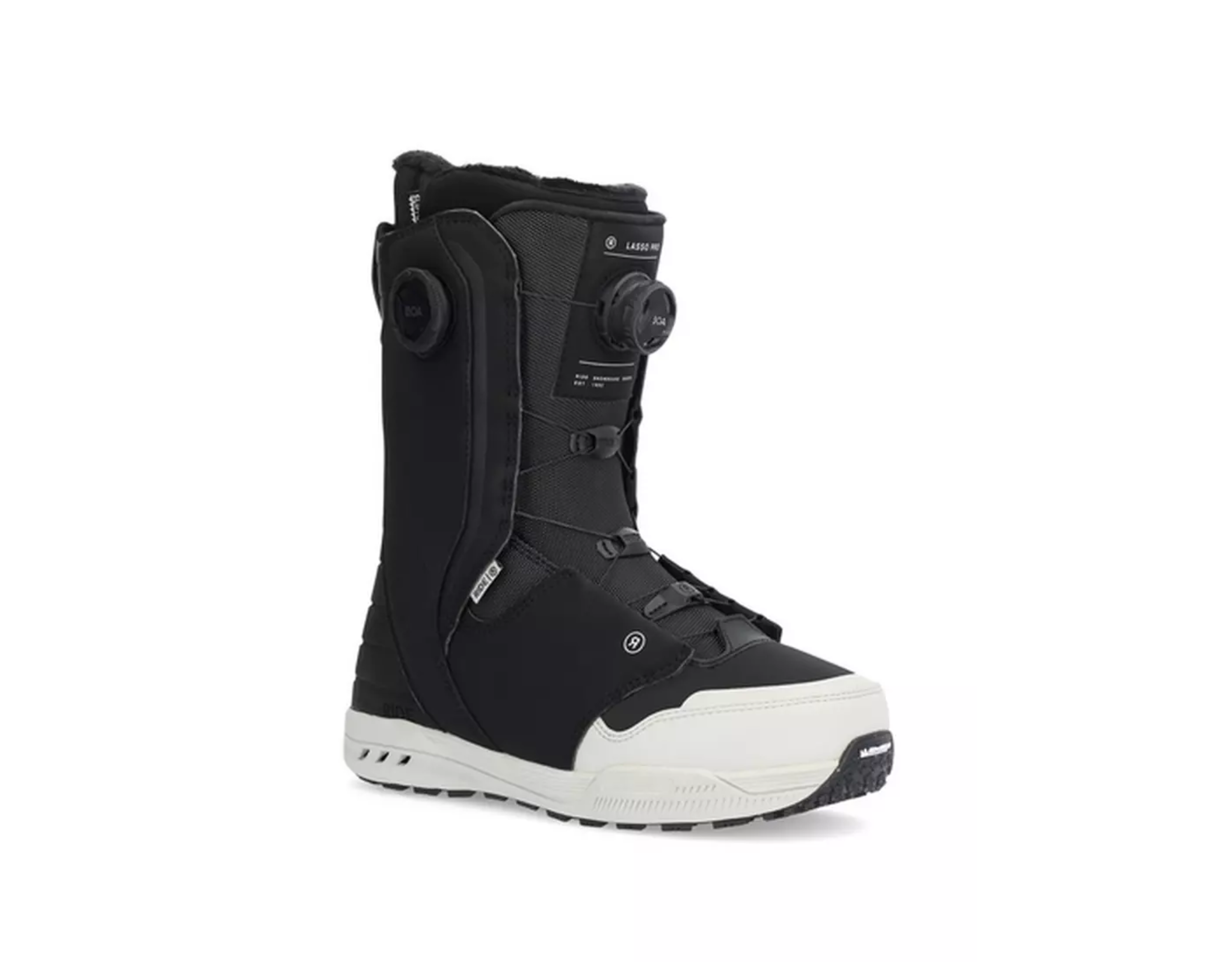 Ride Lasso Pro Black 2025 Snowboard Boots Behind the Pines