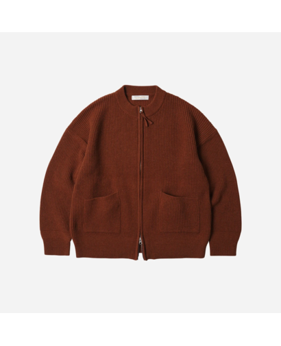 Wool zip up cardigan hotsell