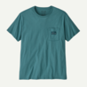 Patagonia Patagonia Flying Fish Tides T-Shirt Blue - Organic Cotton Patagonia Patagonia Flying Fish Tides T-Shirt Blue - Organic Cotton