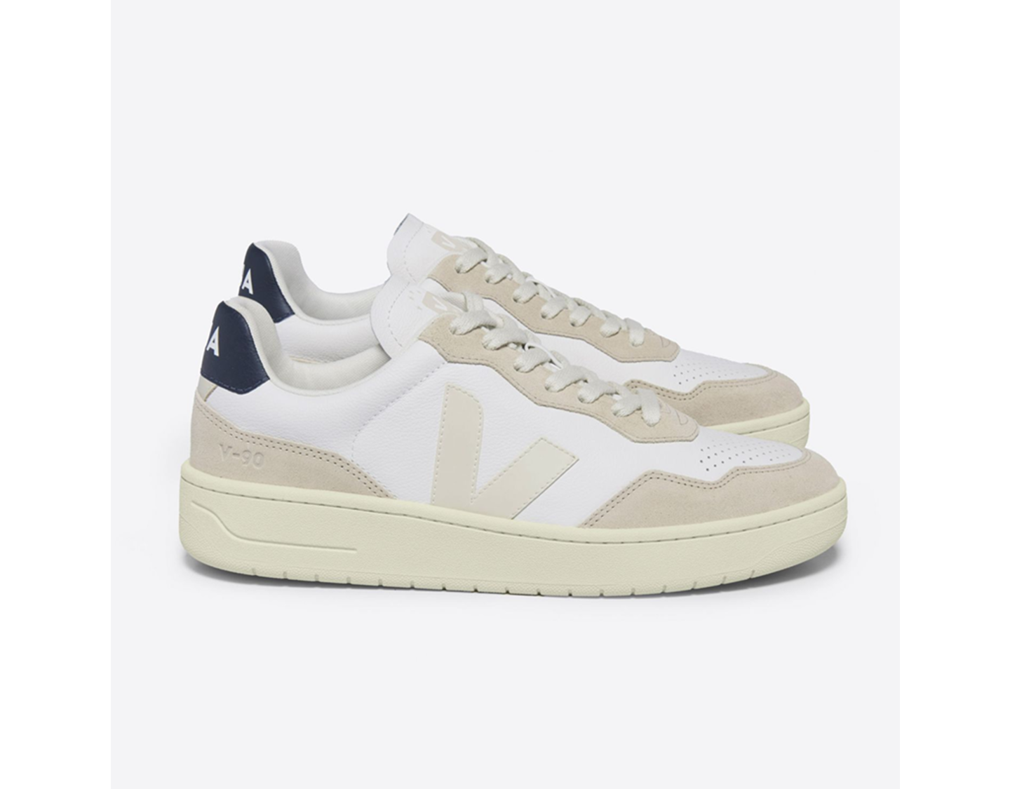 Veja V-90 Leather Extra White Pierre Nautico - Behind the Pines
