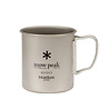 Snow Peak Tasse Snow Peak Titanium Single 600 - Tasse Ultralégère avec Poignées Pliables Snow Peak Tasse Snow Peak Titanium Single 600 - Tasse Ultralégère avec Poignées Pliables