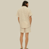 OAS Atlas Cuba Crochet Shirt - Resort Collar and Geometric Pattern OAS Atlas Cuba Crochet Shirt - Resort Collar and Geometric Pattern