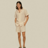 OAS Atlas Cuba Crochet Shirt - Resort Collar and Geometric Pattern OAS Atlas Cuba Crochet Shirt - Resort Collar and Geometric Pattern