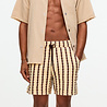 OAS OAS Tartufo Porto Waffle Shorts - Bruin en Comfortabele Pasvorm OAS OAS Tartufo Porto Waffle Shorts - Bruin en Comfortabele Pasvorm