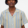 OAS OAS Mist Strata Cuba Linen Shirt - Airy Striped Design OAS OAS Mist Strata Cuba Linen Shirt - Airy Striped Design