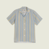 OAS OAS Mist Strata Cuba Linen Shirt - Airy Striped Design OAS OAS Mist Strata Cuba Linen Shirt - Airy Striped Design
