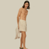 OAS OAS Atlas Crochet Shorts Ecru – Textured Summer Shorts with Viscose Lining OAS OAS Atlas Crochet Shorts Ecru – Textured Summer Shorts with Viscose Lining