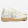 Veja VEJA V-90 Leather Wit Lichtgrijs Naturel – Duurzame Leren Sneaker Veja VEJA V-90 Leather Wit Lichtgrijs Naturel – Duurzame Leren Sneaker