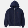 Gramicci Gramicci One Point Zip Hooded Sweatshirt Marine – Hoodie Zippé en Coton Polaire Gramicci Gramicci One Point Zip Hooded Sweatshirt Marine – Hoodie Zippé en Coton Polaire