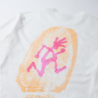 Gramicci Gramicci Thumbprint L/S Tee Blanc – Longsleeve en Coton Éco avec Imprimé Graphique Gramicci Gramicci Thumbprint L/S Tee Blanc – Longsleeve en Coton Éco avec Imprimé Graphique