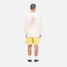 Gramicci Gramicci Thumbprint L/S Tee Blanc – Longsleeve en Coton Éco avec Imprimé Graphique Gramicci Gramicci Thumbprint L/S Tee Blanc – Longsleeve en Coton Éco avec Imprimé Graphique