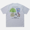 Gramicci Gramicci Geared Up Tee Grijs - Eco Katoenen T-shirt met Grafische Print Gramicci Gramicci Geared Up Tee Grijs - Eco Katoenen T-shirt met Grafische Print