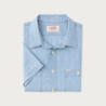 Filson Filson Chemise Chambray Manches Courtes Bleu Clair – Chemise Coton Robuste Été Filson Filson Chemise Chambray Manches Courtes Bleu Clair – Chemise Coton Robuste Été