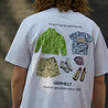 Gramicci Gramicci Geared Up Tee Grijs - Eco Katoenen T-shirt met Grafische Print Gramicci Gramicci Geared Up Tee Grijs - Eco Katoenen T-shirt met Grafische Print