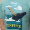 Penfield Penfield Whale Scene Back Graphic T-Shirt Dusty Turquoise Penfield Penfield Whale Scene Back Graphic T-Shirt Dusty Turquoise