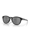 Oakley Oakley Latch Panel Prizm Black Matte Zwart – Shield Sportzonnebril met Bio-Matter Oakley Oakley Latch Panel Prizm Black Matte Zwart – Shield Sportzonnebril met Bio-Matter