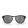 Oakley Oakley Latch Panel Prizm Black Matte Zwart – Shield Sportzonnebril met Bio-Matter Oakley Oakley Latch Panel Prizm Black Matte Zwart – Shield Sportzonnebril met Bio-Matter