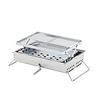 Snow Peak Snow Peak Double Unit BBQ Box Silver – Modular Stainless Steel Charcoal Grill Snow Peak Snow Peak Double Unit BBQ Box Silver – Modular Stainless Steel Charcoal Grill