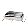 Snow Peak Snow Peak Double Unit BBQ Box Silver – Modular Stainless Steel Charcoal Grill Snow Peak Snow Peak Double Unit BBQ Box Silver – Modular Stainless Steel Charcoal Grill