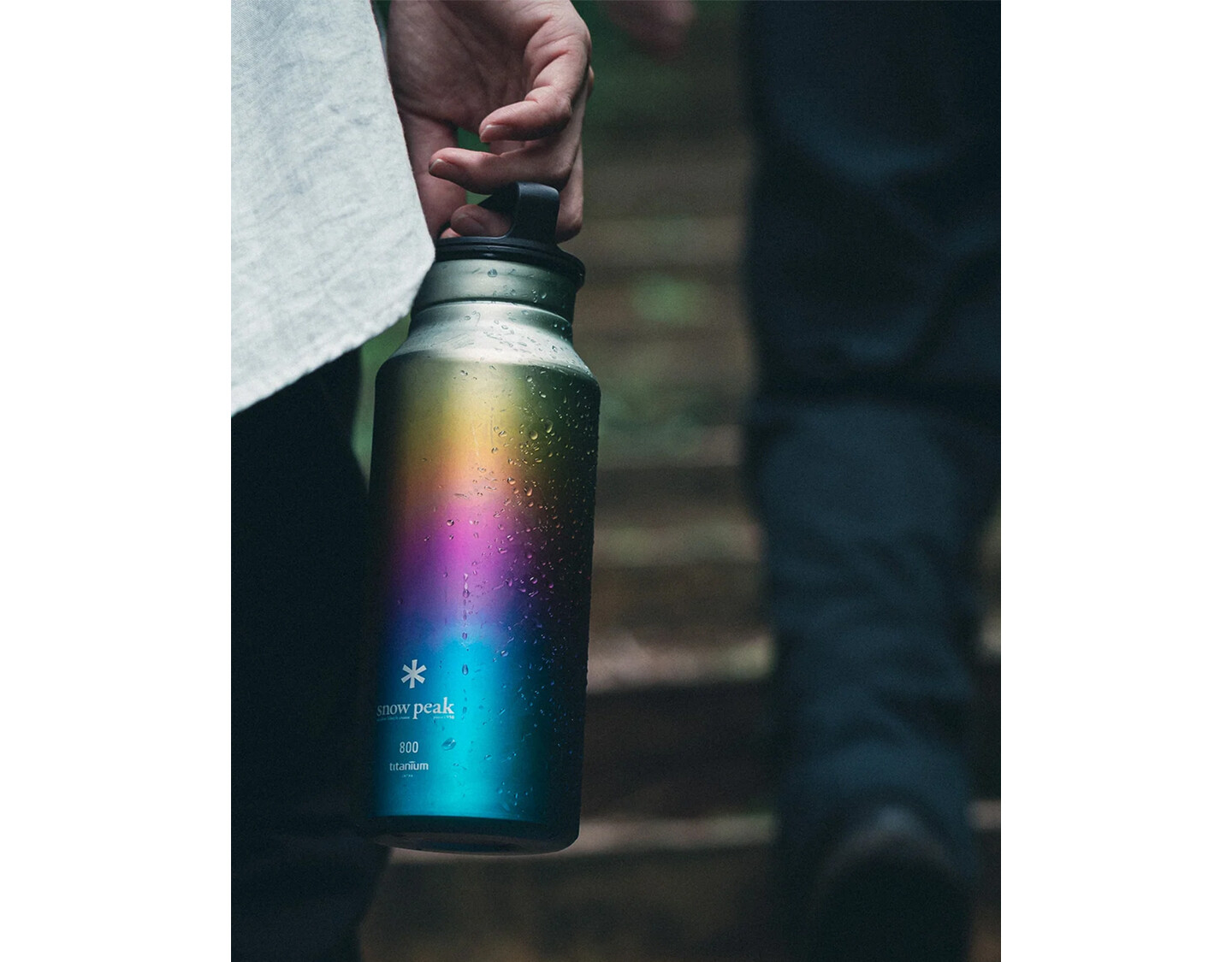 snow peak 800 titanium レインボー Amazon.com: Snow Peak Titanium Aurora Bottle 800 - Rainbow