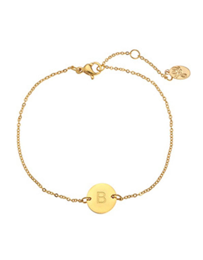 Verwonderlijk Initialen armband - Goud - Belob stories CN-53