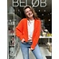 Fora Knit Cardigan - Neon Orange