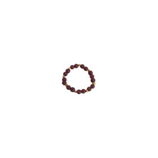 IBU JEWELS IBU JEWELS Ring // Stone Dot Garnet - RS11