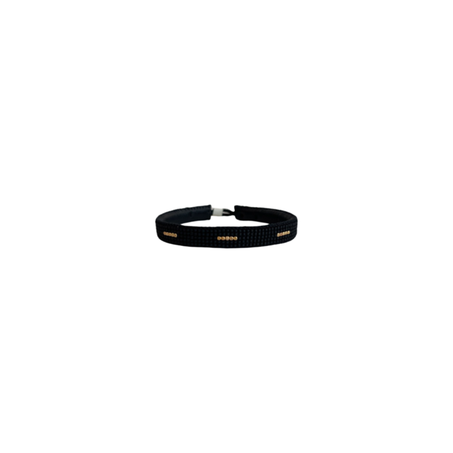 IBU JEWELS Bracelet  // Winter Stripe Black - AF11