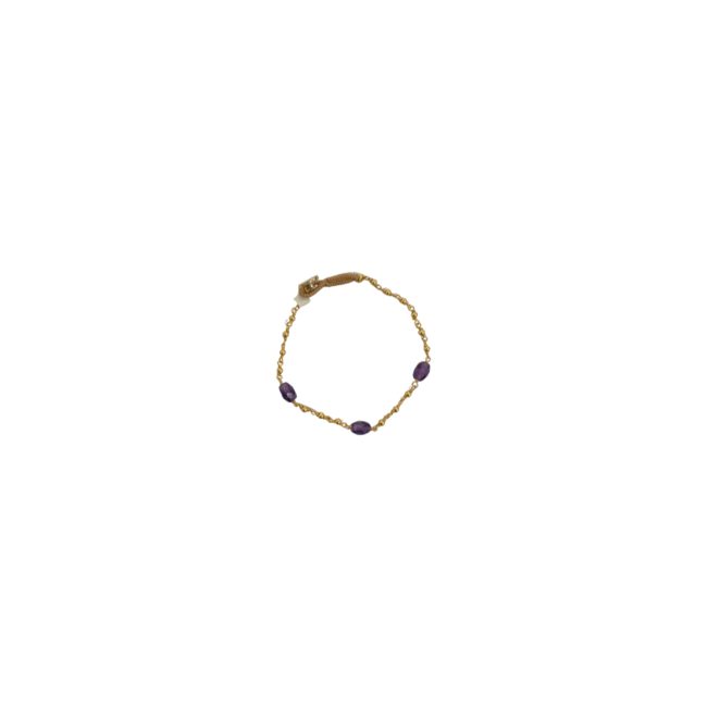 IBU JEWELS Bracelet // Dancy Marie Amethyst - DAN03-03