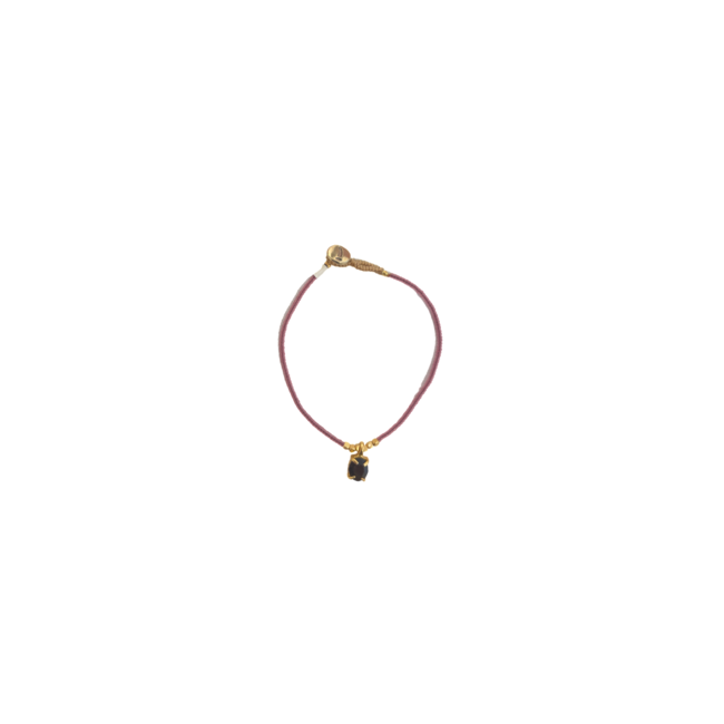 IBU JEWELS Bracelet // Lulu Honey Maroon - AX30