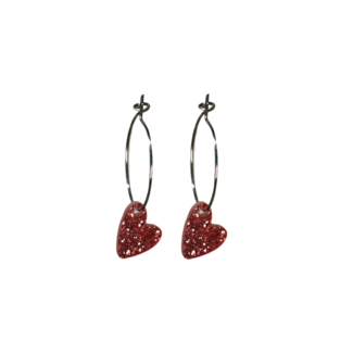 Monique Raaijmakers Sieraden Fall in Love Earring // Silver - Rosé