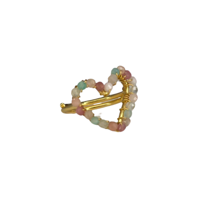 IBU JEWELS Ring // Heart Stone - RHH