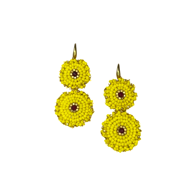 IBU JEWELS Earring // Pomme Yellow - EAL13