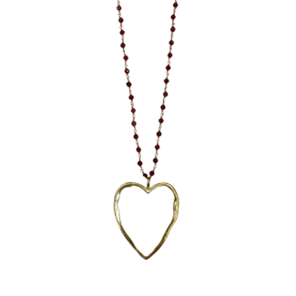 IBU JEWELS IBU JEWELS Necklace // Big Love Ruby Jade - NW22