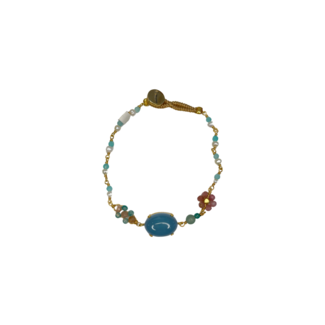 IBU JEWELS IBU JEWELS Bracelet // Dancy French Blue Stone - DAN03B