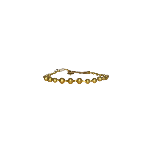 IBU JEWELS Bracelet // Lulu Round Gold - EO05