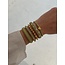 IBU JEWELS Bracelet // Lulu Round Gold - EO05