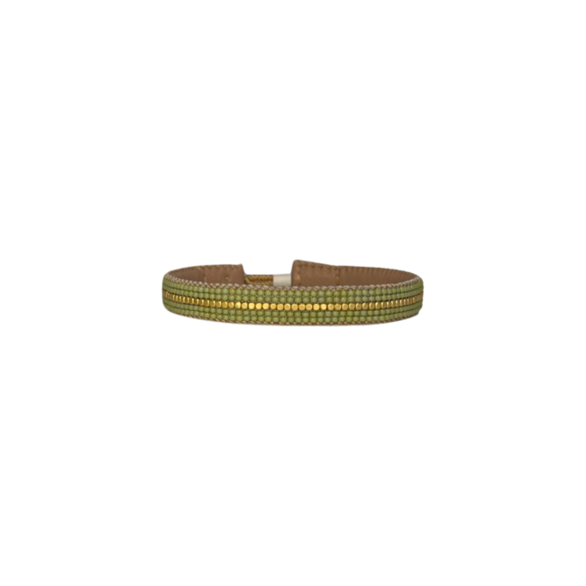 IBU JEWELS Bracelet // Stripe Pear - CC06