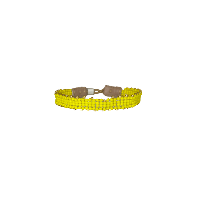 IBU JEWELS Bracelet // Cap Lily Yellow - CK13