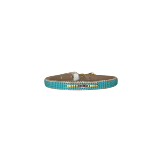 IBU JEWELS IBU JEWELS Bracelet // Stone Line Turquoise - CH14