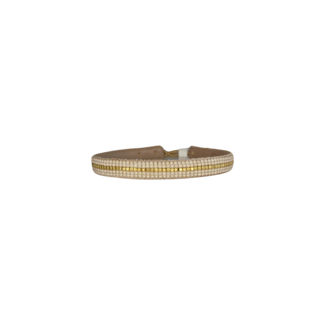 IBU JEWELS IBU JEWELS Bracelet // Stripe Antique Beige - CC02