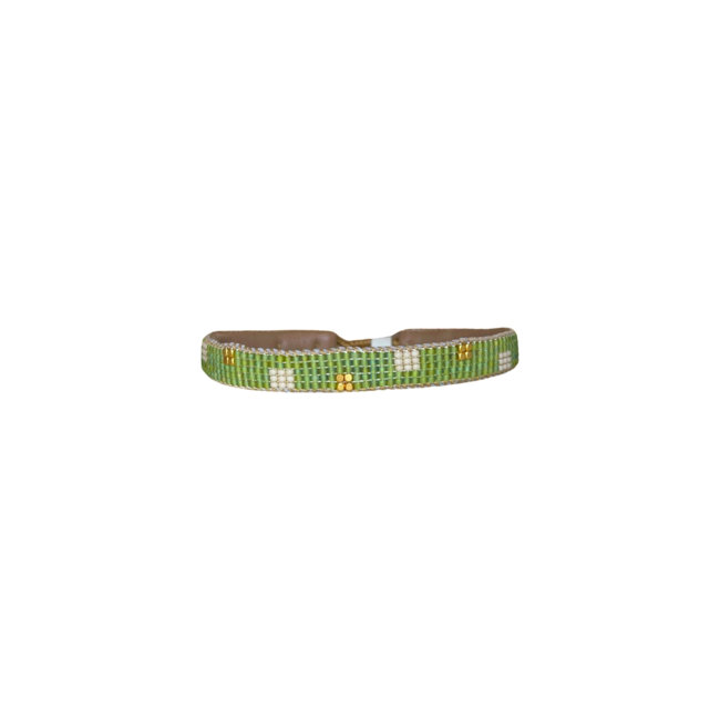 IBU JEWELS Bracelet // Brick Lime - CE12