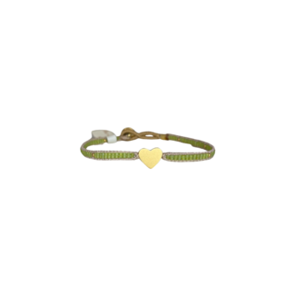 IBU JEWELS IBU JEWELS Bracelet // Jill Heart Lime - CM12