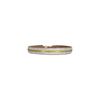 IBU JEWELS IBU JEWELS Bracelet // Stripe White - CC01