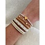 IBU JEWELS Bracelet // Stripe White - CC01