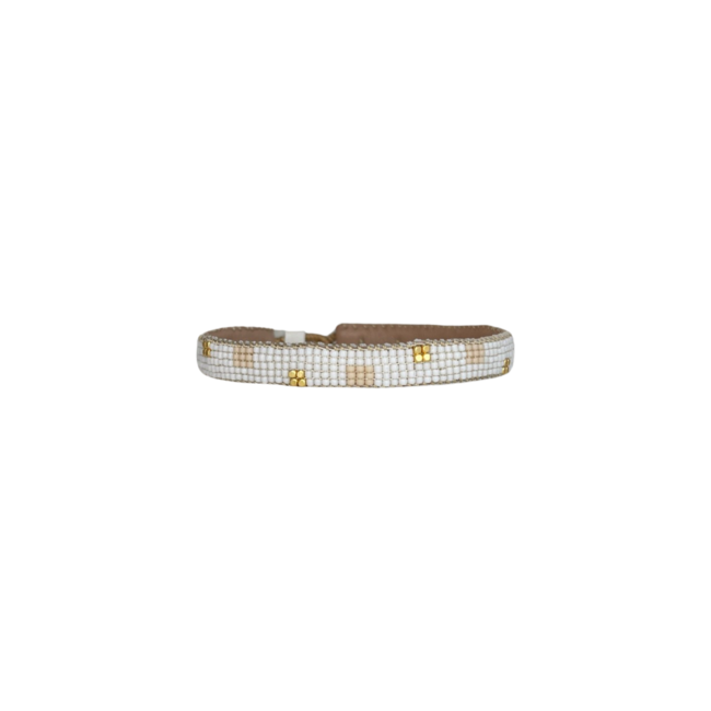 IBU JEWELS Bracelet // Brick White - CE01
