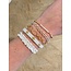 IBU JEWELS Bracelet // Jill Jake Rose Quartz - AN04