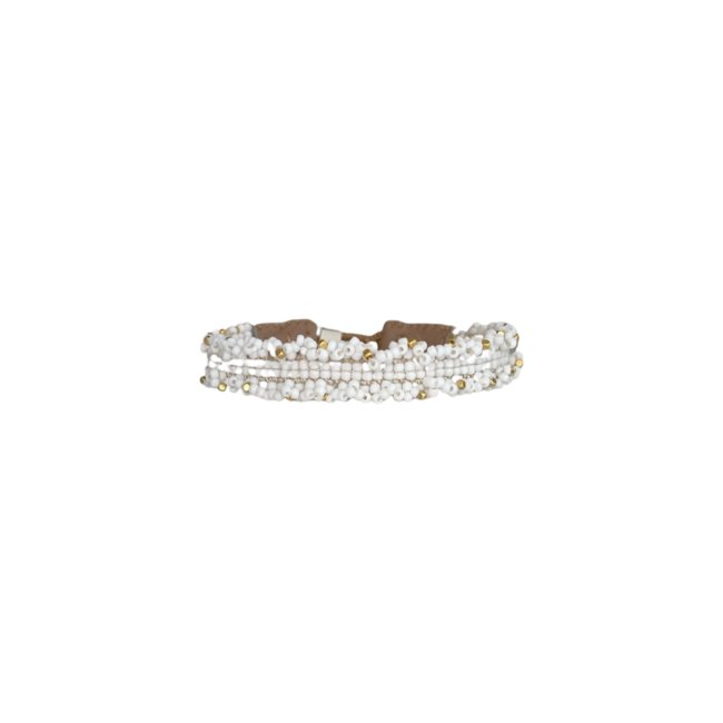 IBU JEWELS Bracelet // Cap French White - CL01