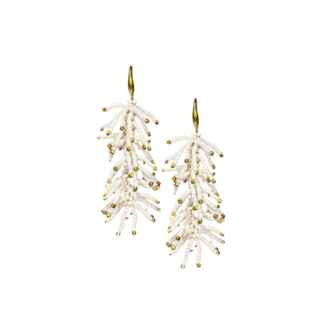 IBU JEWELS IBU JEWELS Earring // Flo White - EX01